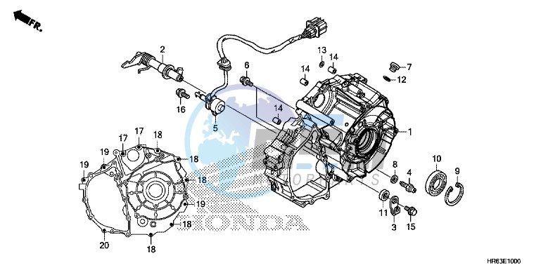 REAR CRANKCASE COVER