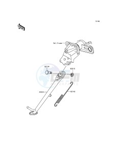 ER-6F EX650EGF XX (EU ME A(FRICA) drawing Stand(s)