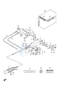 DF 20A drawing Tiller Handle