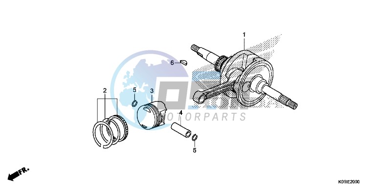 CRANKSHAFT/PISTON