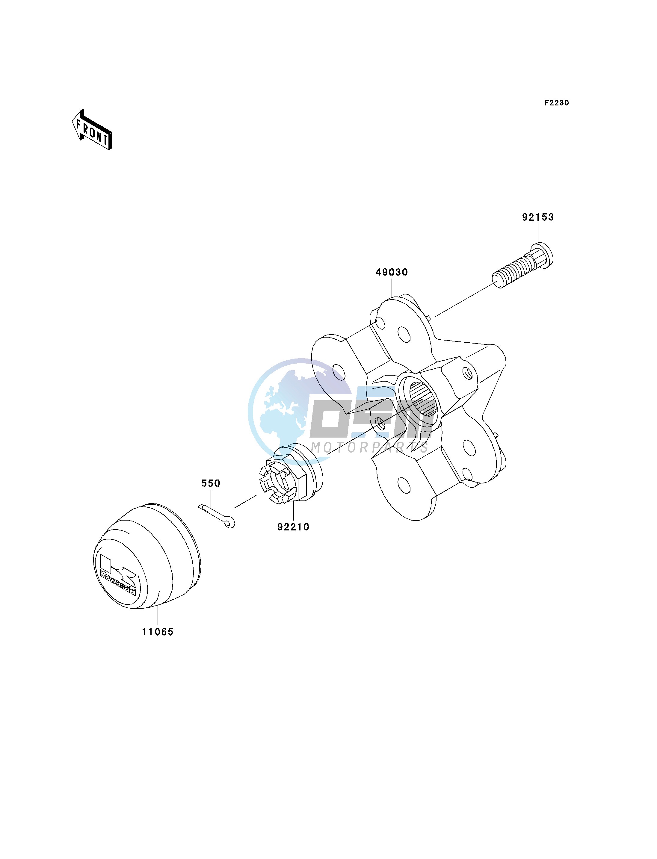 FRONT HUB