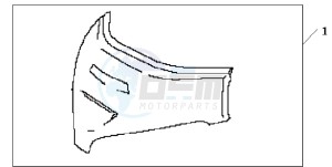 GL1800 drawing CHROME GARNISH,SC