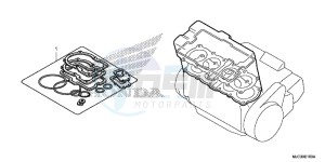 CBR600RAD CBR600RR ABS UK - (E) drawing GASKET KIT A