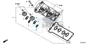 CBR650FE CBR650FE 2ED - (2ED) drawing CYLINDER HEAD COVER