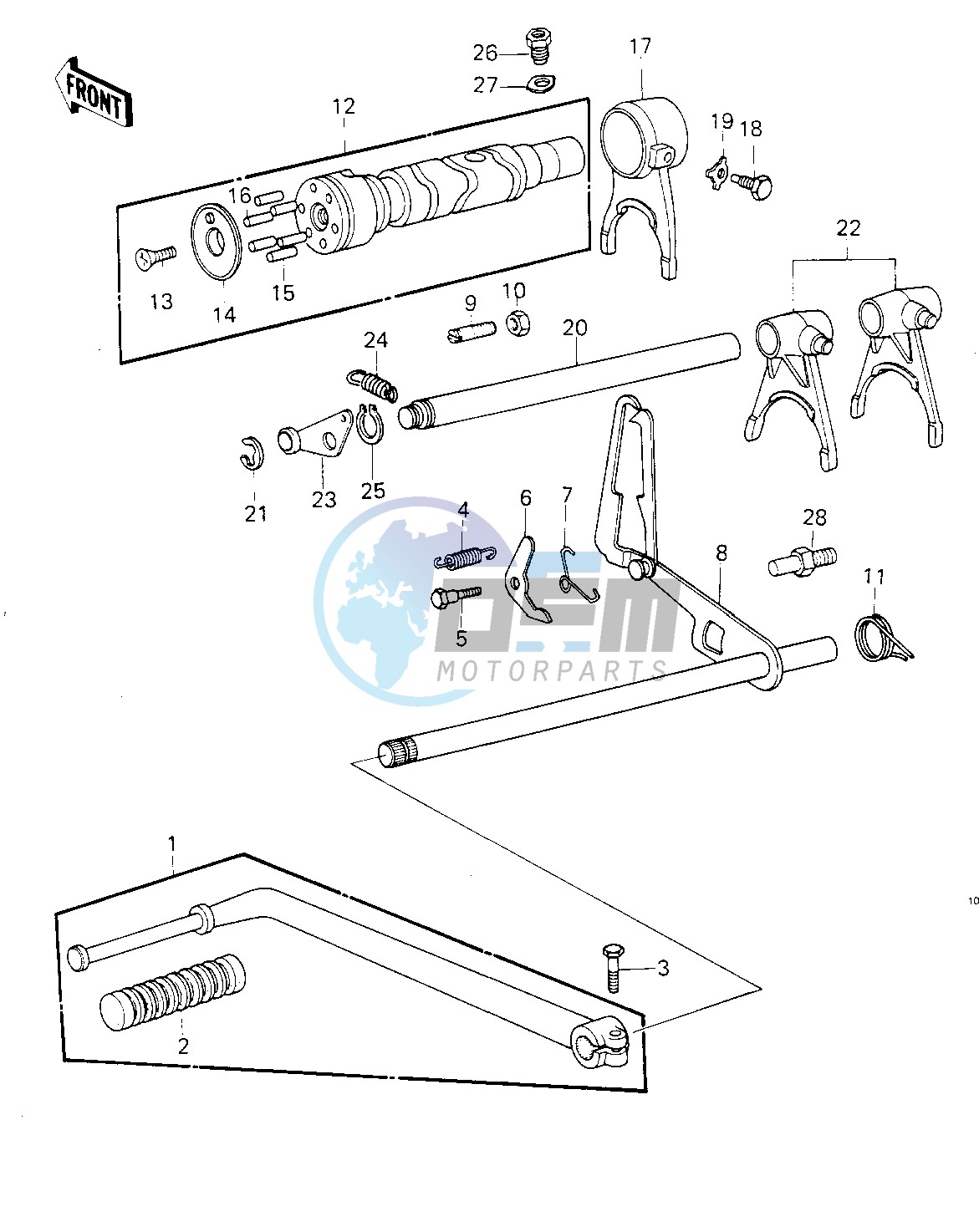 GEAR CHANGE MECHANISM