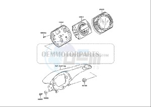 ZX-6R NINJA - 636 cc (EU) drawing METER