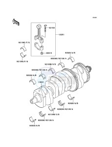 NINJA ZX-12R ZX1200B6F FR GB XX (EU ME A(FRICA) drawing Crankshaft