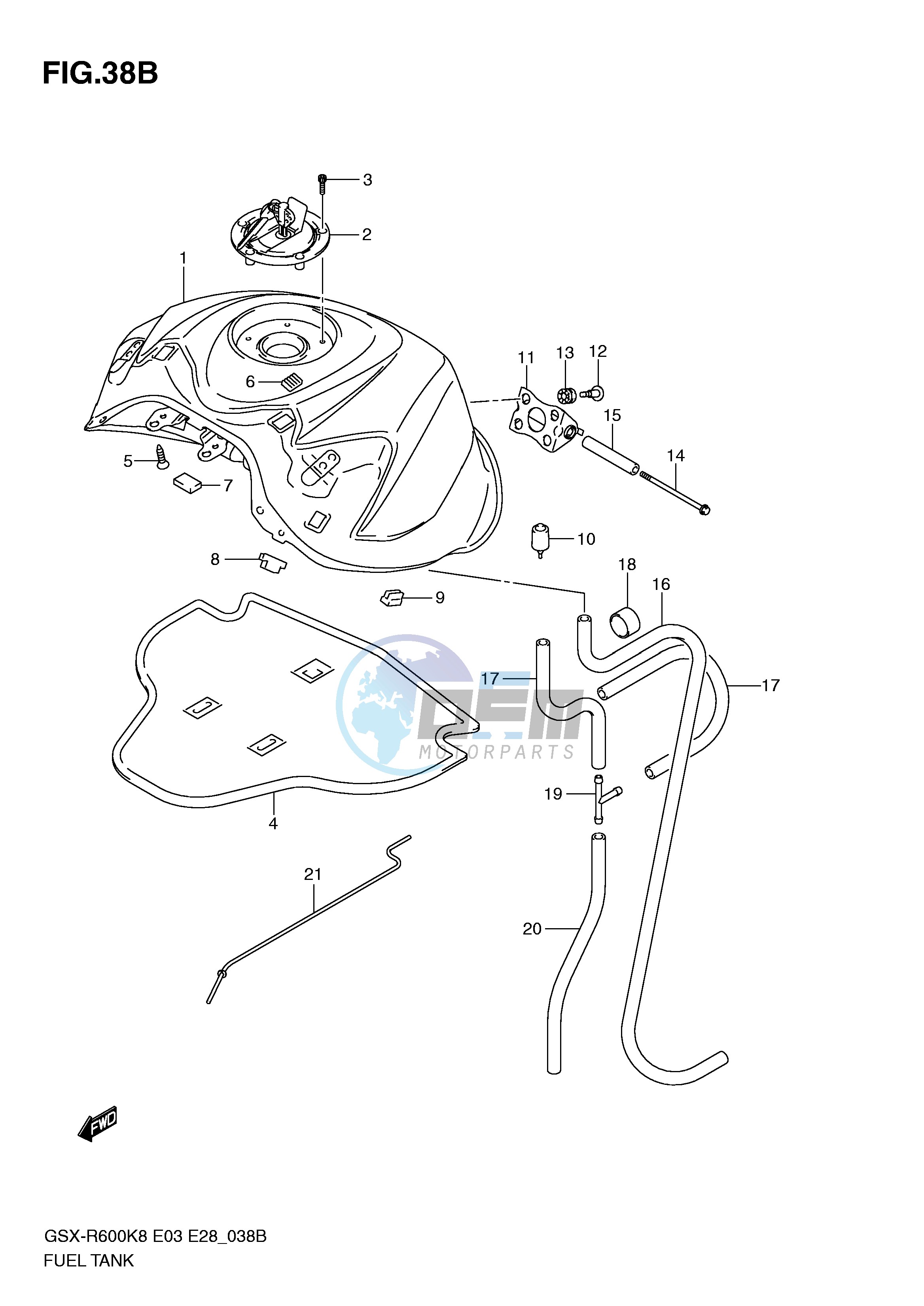 FUEL TANK (MODEL L0)