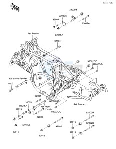 KLF 300 A [BAYOU 300] (A1) [BAYOU 300] drawing FRAME FITTINGS