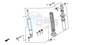 TRX450FE drawing FRONT CUSHION