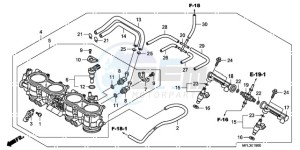 CBR1000RR9 Korea - (KO / HRC MME) drawing THROTTLE BODY