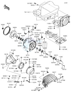 JET SKI ULTRA 310LX JT1500MHF EU drawing Jet Pump