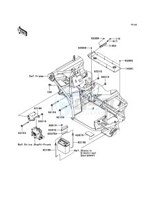 MULE_610_4X4 KAF400A7F EU drawing Engine Mount