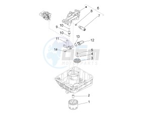 California 1400 Custom ABS 1380 drawing Oil filters