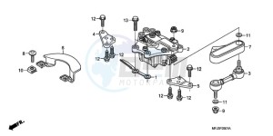 CBR600RA9 Europe Direct - (ED / ABS MME) drawing STEERING DAMPER