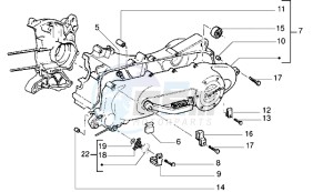 DNA 50 drawing Clutch cover-scrool cover