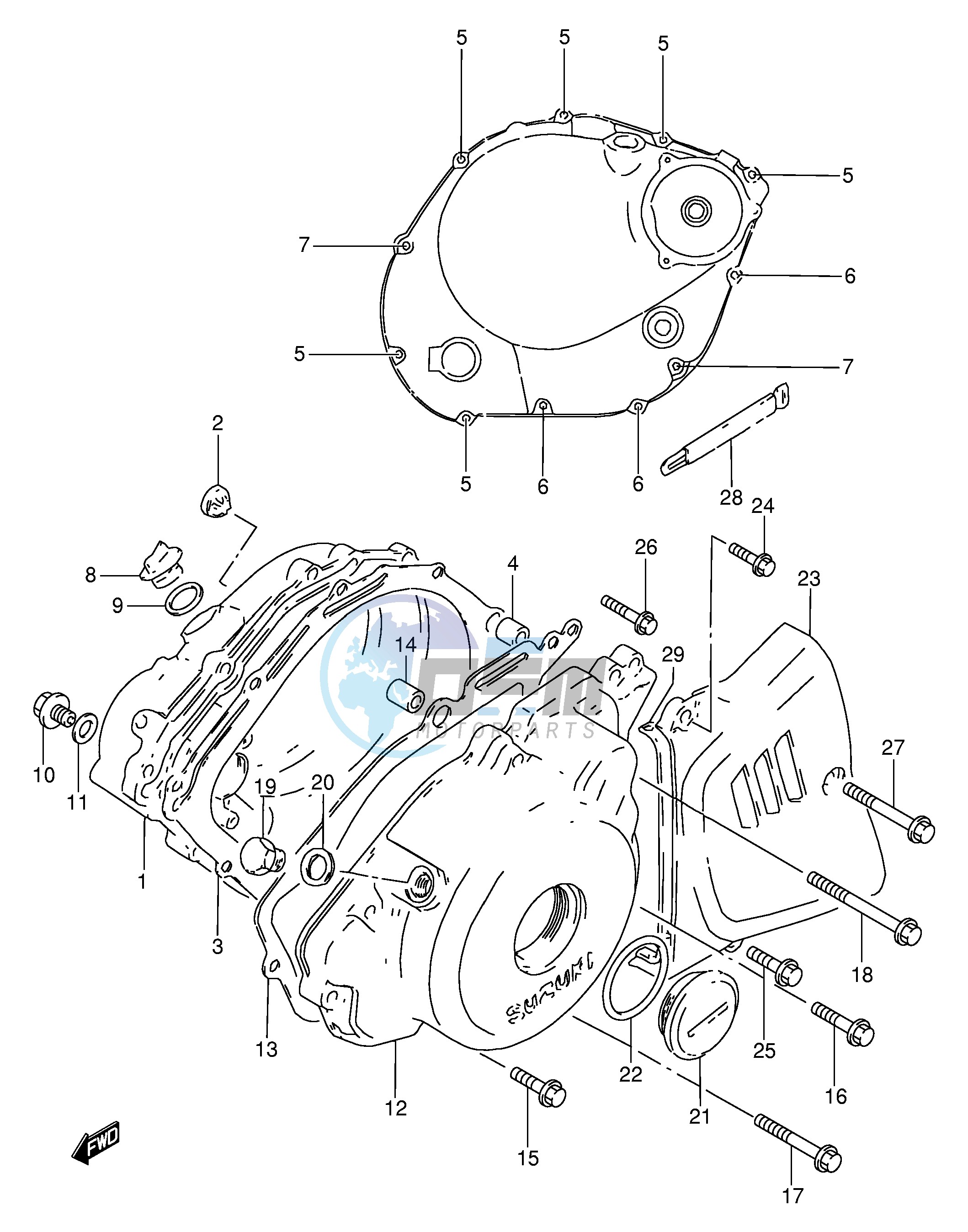 CRANKCASE COVER