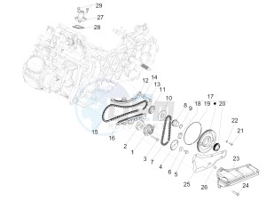 MEDLEY 125 4T IE ABS E4 2020 (APAC) drawing Oil pump