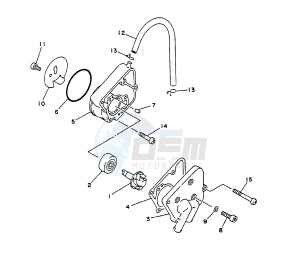 XC FLY ONE 150 drawing WATER PUMP