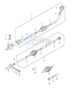 DF 90 drawing Fuel Hose