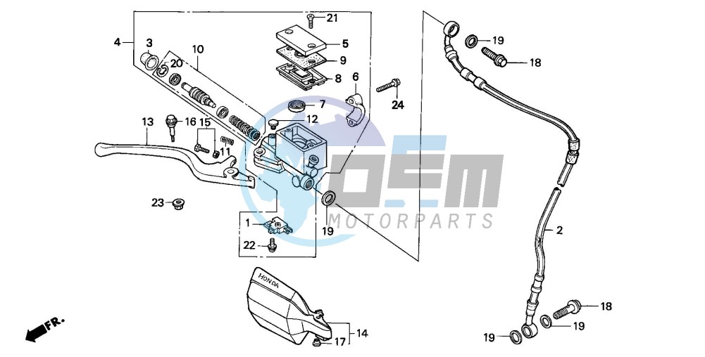 FR. BRAKE MASTER CYLINDER