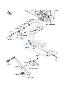 VN1700_VOYAGER_CUSTOM_ABS VN1700KCF GB XX (EU ME A(FRICA) drawing Gear Change Mechanism