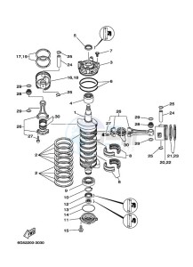 200A drawing CRANKSHAFT--PISTON