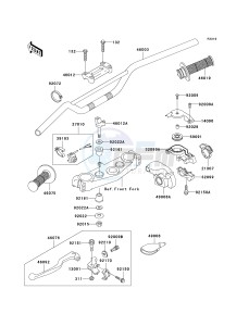 KX 250 M (M2) drawing HANDLEBAR