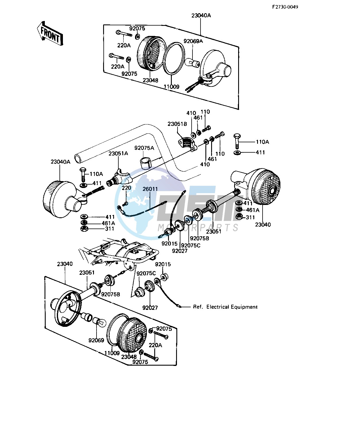 TURN SIGNALS -- 82-83 C3_C4- -