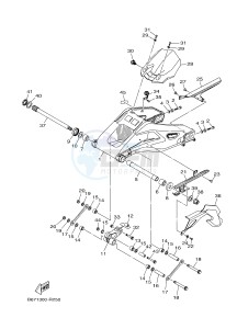 MTN1000 MT-10 MT-10 (B677) drawing REAR ARM