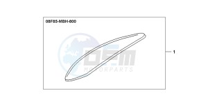 VT750CD3 drawing FR.MUDGUARD ORNAMENT