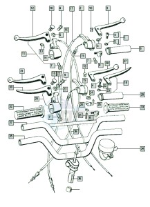 A3 50 drawing Handlebar-grips