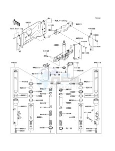 VN 1600 D [VULCAN 1600 NOMAD] (D6F-D8FA) D7F drawing FRONT FORK-- D7F_D7FA_D8F_D8FA- -