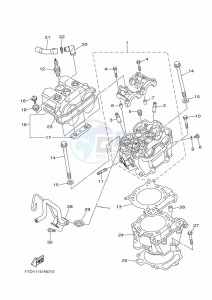 YFZ450R (BKDA) drawing CYLINDER