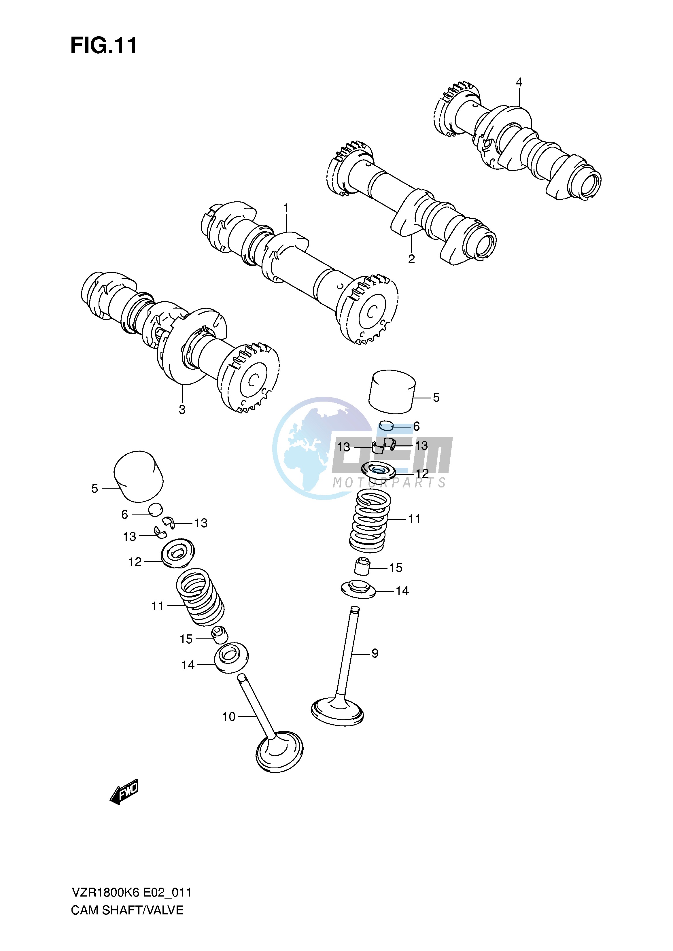 CAMSHAFT - VALVE