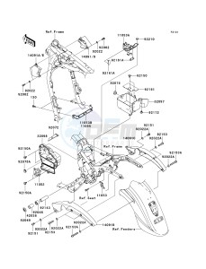 VN 1600 A [VULCAN 1600 CLASSIC] (A6F-A8FA) A7FA drawing FRAME FITTINGS