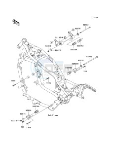 VN 1500 B [VULCAN 88 SE] (B1-B3) N7F drawing ENGINE MOUNT