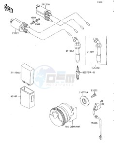 ZX 750 H [NINJA ZX-7] (H2) [NINJA ZX-7] drawing IGNITION SYSTEM