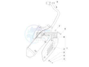 Sprint 50 4T 4V (EMEA) drawing Silencer