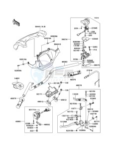 KVF650_4X4 KVF650FCS EU GB drawing Handlebar