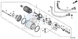 VT750CSE Shadow - VT750CS-E UK - (E) drawing STARTER MOTOR