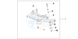 CBF1000S drawing KIT CARRIER BRKT