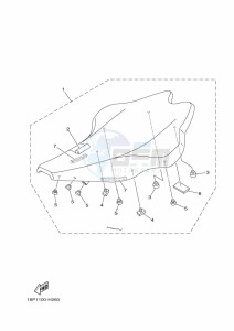 YFZ450R (BKDH) drawing SEAT