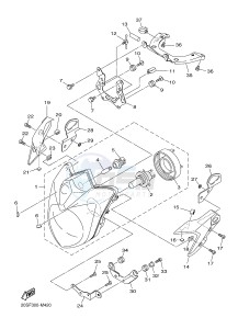 XJ6N 600 XJ6-N (NAKED) (B611 B612) drawing HEADLIGHT