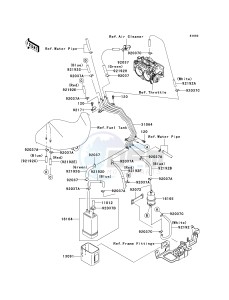 VN 2000 G [VULCAN 2000] (8F-9F) 0G9F drawing FUEL EVAPORATIVE SYSTEM-- CA- -