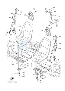 YXR700F YXR7FSPD RHINO 700 SPORTS EDITION (1RBM 1RBN 1RBP) drawing SEAT