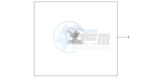 CB600F39 France - (F / CMF ST 25K) drawing KIT LOGO SE