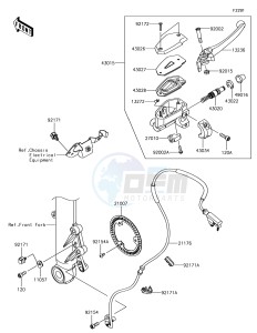 NINJA 650 EX650KJF XX (EU ME A(FRICA) drawing Front Master Cylinder