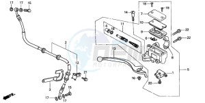 CMX250C REBEL drawing FR. BRAKE MASTER CYLINDER