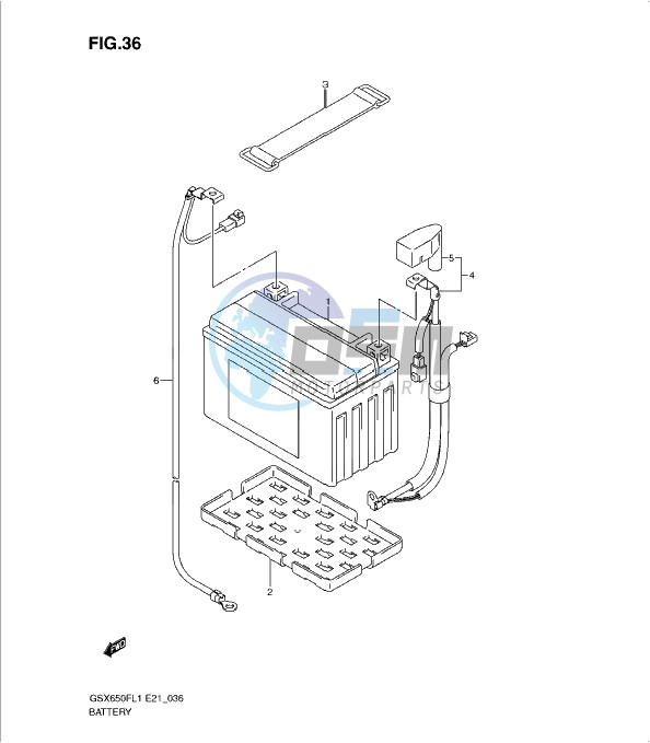 BATTERY (GSX650FAL1 E21)